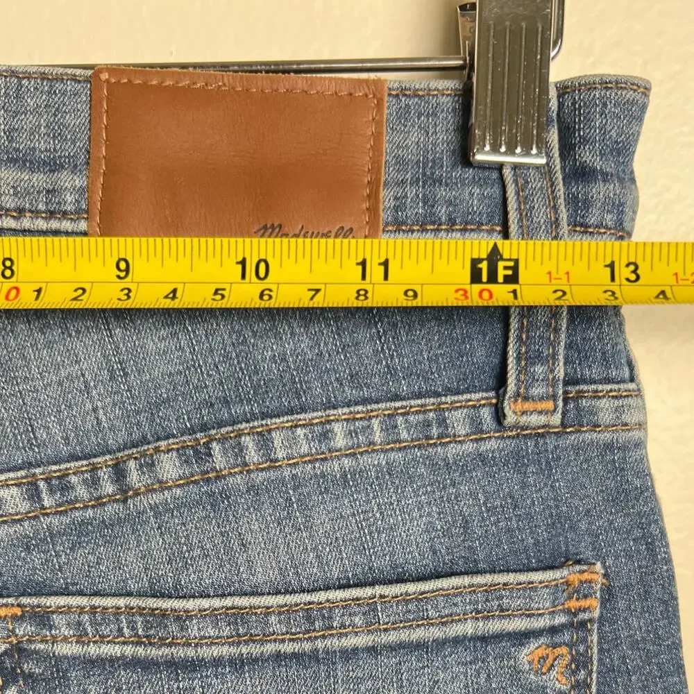 Madewell 10" High Rise Skinny Distressed Women Size 25 Jean - Picture 3 of 8